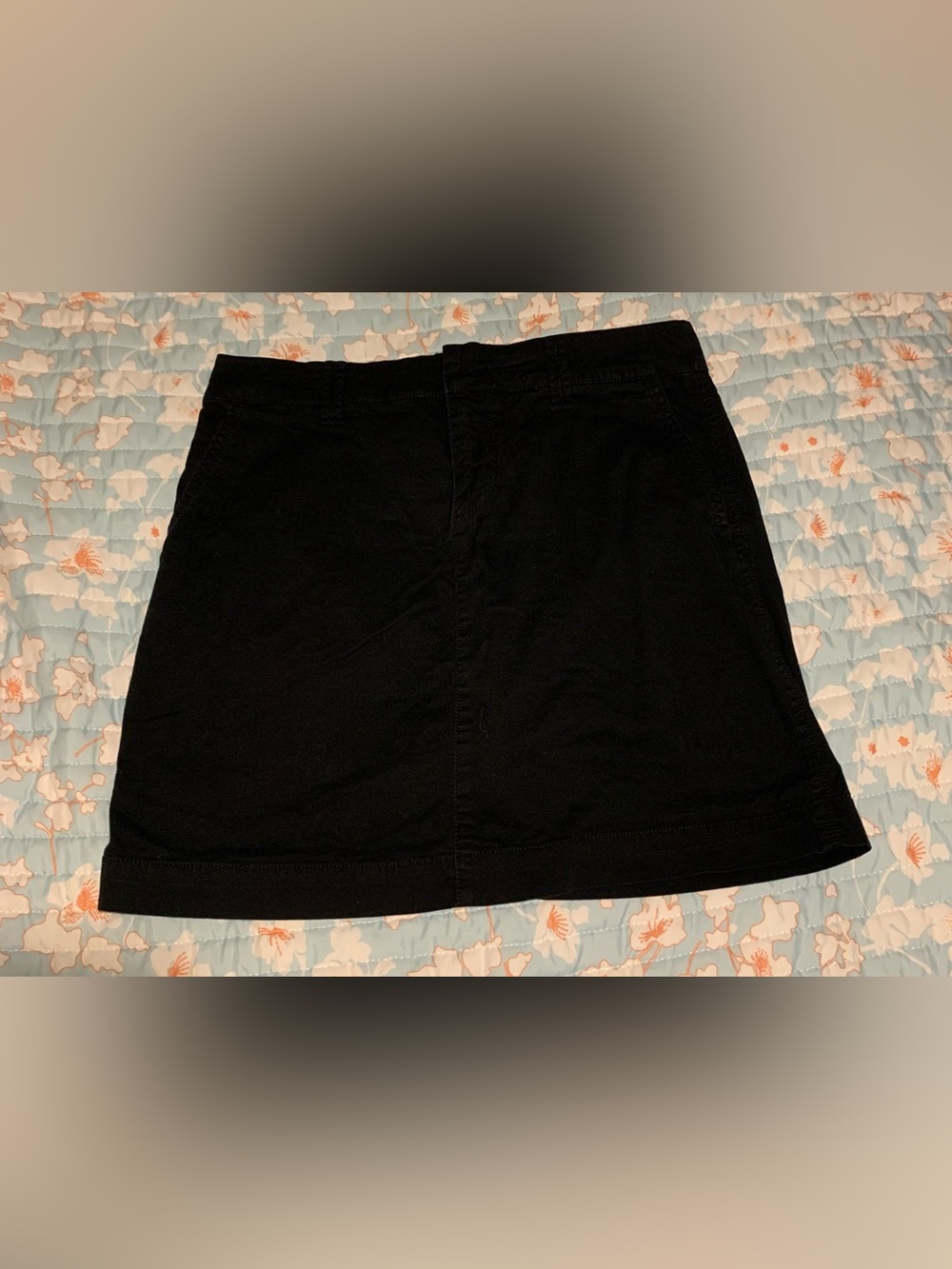 Classic Black Stretch Mini Skort